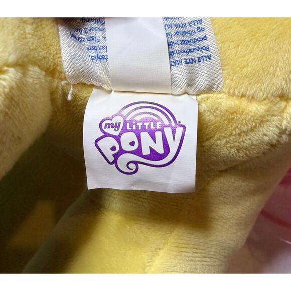 Two 2018 Build A Bear My Little Pony’s Cheerilee Pink & Fluttershy Yellow 16” - Picture 6 of 16